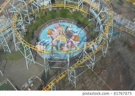 Amusement park from the Ferris wheel 81767875