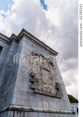 The Eagle of Saint John emblem in the Valle de Los Caidos monument 81768141