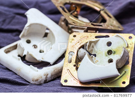 Real old light electrical outlets 81769977