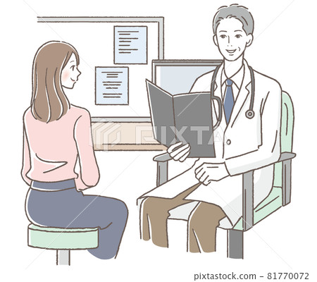 男醫生檢查病人 81770072