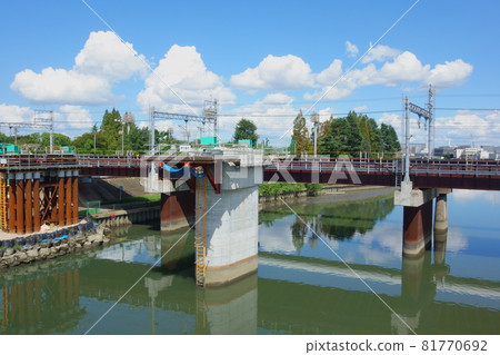 Kanzaki River Bridge Construction Kanzaki River Bridge Construction 81770692