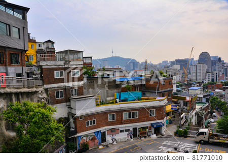Seoul Ihwa-dong Dal-dong neighborhood scenery Seoul Ihwa-dong Dal-dong neighborhood scenery 81771010