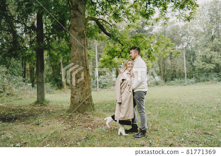 Beautiful couple spend time outside Beautiful couple spend time outside 81771369