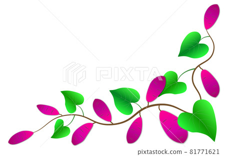 秋天的形象。紅薯框架材料。 81771621