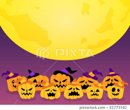 萬聖節南瓜(jack-o-lantern)向量圖素材 萬聖節南瓜(jack-o-lantern)向量圖素材 81773582