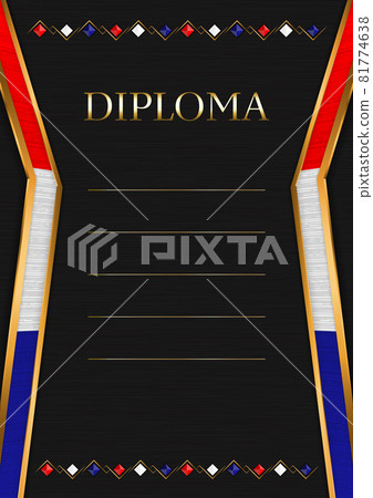 Vertical frame and border with Croatia flag Vertical frame and border with Croatia flag 81774638