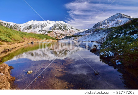 Midorigaike Pond, Tateyama Mountain Range, Northern Alps Midorigaike Pond, Tateyama Mountain Range, Northern Alps 81777202