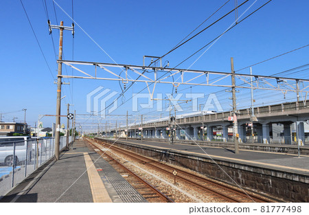 Sanyo Main Line Higashi-Okayama Station Sanyo Main Line Higashi-Okayama Station 81777498