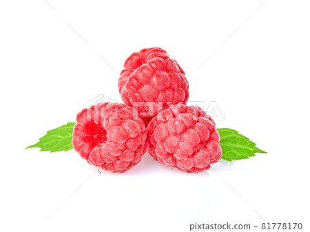 Raspberry isolated on white background Raspberry isolated on white background 81778170