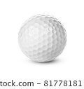 Golf isolated on white background 81778181