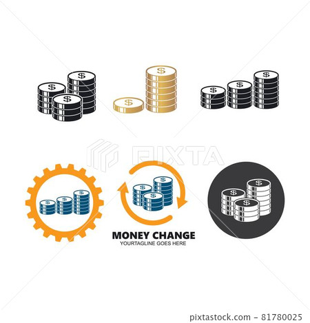 coin money icon vector illustration 81780025