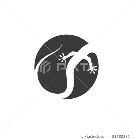 Gecko vector icon illustration 81780285