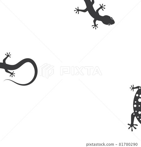 Gecko vector icon illustration Gecko vector icon illustration 81780290