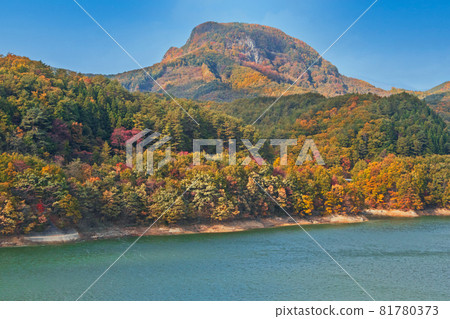 七宿水壩的紅葉<宮城縣> 七宿水壩的紅葉<宮城縣> 81780373