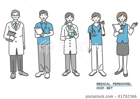福利、醫務工作者人物向量圖解素材/醫生/藥劑師 福利、醫務工作者人物向量圖解素材/醫生/藥劑師 81782366