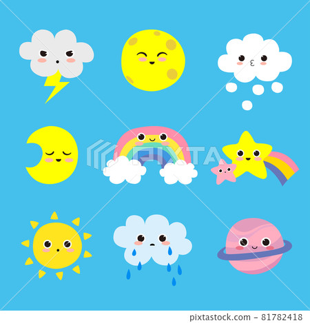 cloud, clouds, moon 81782418