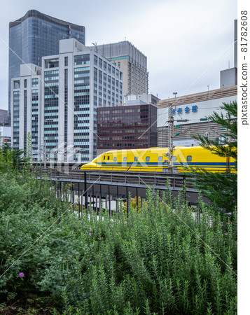 Railway scenery in Yurakucho 81782608