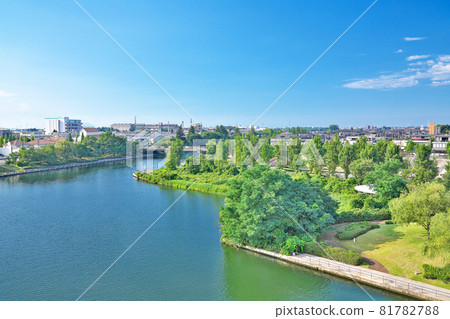[Fuigan Canal Kansui Park] Minato Irifune-cho, Toyama City, Toyama Prefecture 81782788
