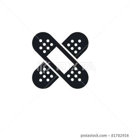 bandage plester medical vector icon illustration design template bandage plester medical vector icon illustration design template 81782916