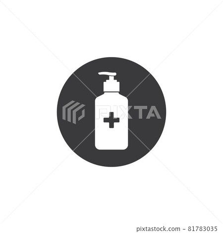 hand sanitizer icon vector illustration design template hand sanitizer icon vector illustration design template 81783035