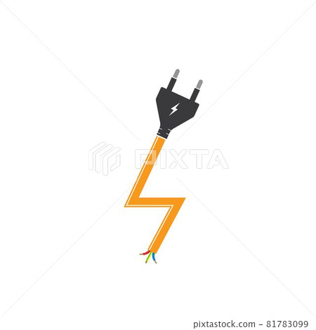 electric socket plug vector,illustration 81783099