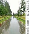 Zuiganji Temple on a rainy day 81786126