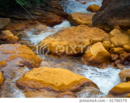 Jinguashi Golden Waterfall Jinguashi Golden Waterfall 81786579