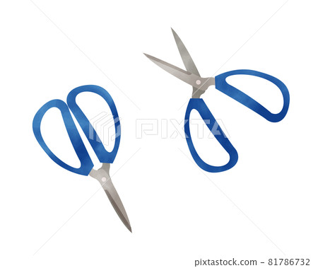 Simple scissors/hand-drawn watercolor Simple scissors/hand-drawn watercolor 81786732
