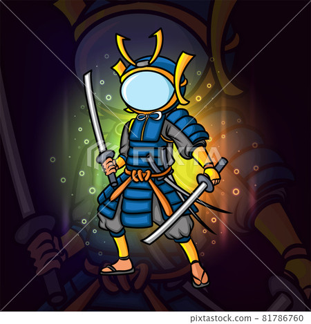 The brave samurai man with the astronaut helmet esport mascot design The brave samurai man with the astronaut helmet esport mascot design 81786760