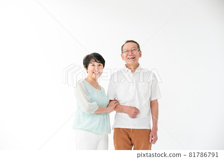 Senior couple smile refreshing Senior couple smile refreshing 81786791