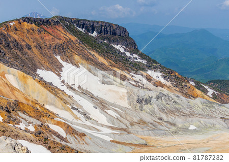 Numanohira crater on Mt. Adatara Numanohira crater on Mt. Adatara 81787282