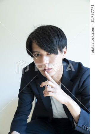 Portrait of a man in a suit Portrait of a man in a suit 81787771