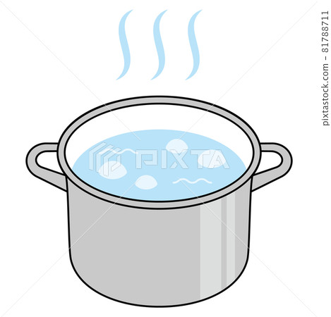 Boil hot water in a pot Boil hot water in a pot 81788711