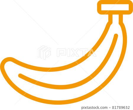 Banana icon illustration Banana icon illustration 81789632