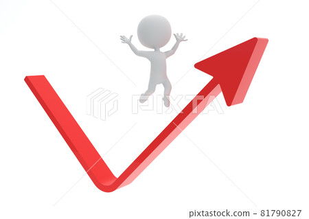 arrow, arrows, rise - Stock Illustration [81790827] - PIXTA