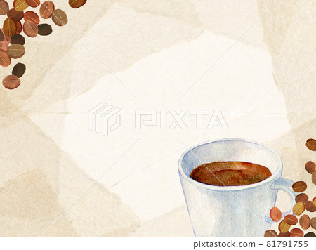咖啡豆背景材質框架 81791755