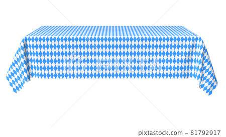 Oktoberfest rectangular tablecloth front view isolated 81792917