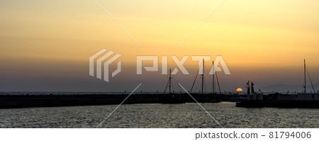 Sunset in Greece / Gouves, Crete Sunset in Greece / Gouves, Crete 81794006