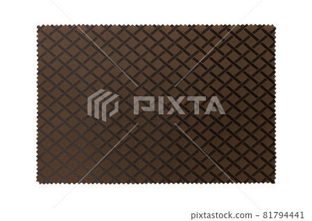 Top view of isolated placemat for food. Empty space for your design Top view of isolated placemat for food. Empty space for your design 81794441