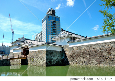 Sunpu Castle Ruins Tatsumi Tower and Shizuoka Prefectural Office Building 81801296