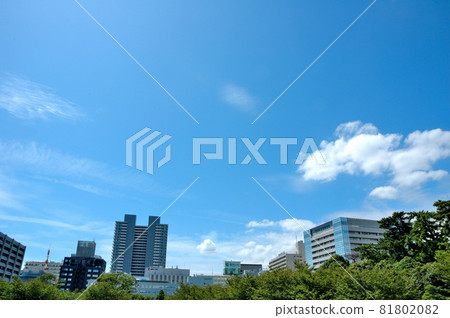靜岡市中心的天空 靜岡市中心的天空 81802082