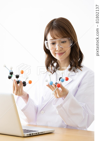 Researcher coronavirus new drug vaccine molecular model Researcher coronavirus new drug vaccine molecular model 81802137