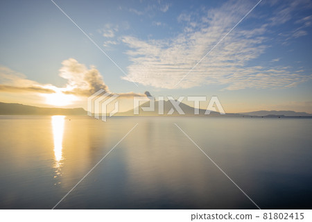 Sakurajima evening view 81802415