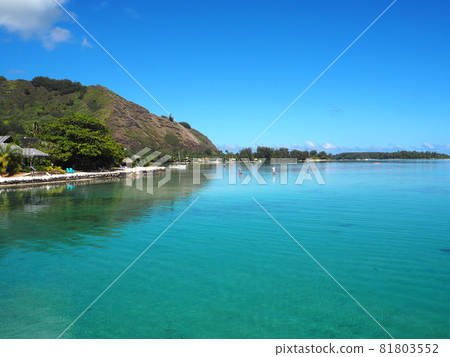 Moorea Island in Tahiti 81803552