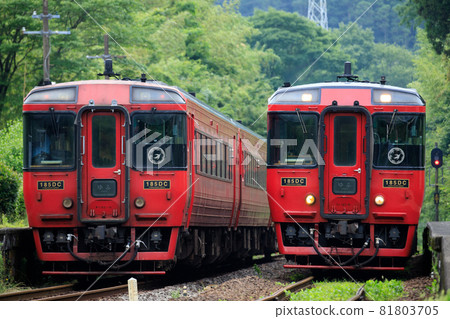 JR Kyushu Limited Express "Yufu" (Kiha 185 series) 81803705