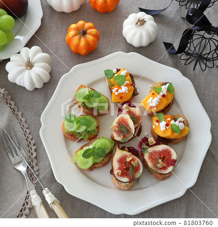 Autumn Fruit Tartine Persimmon Tartine Shine Muscat Tartine Fig Tartine 81803760