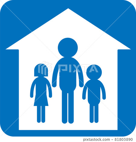 單親家庭象形圖 81803890