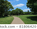 Blue and green of Gyoda Prefectural Park, Funabashi City, Chiba Prefecture 81806420