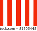 Red and white design vertical lines, abstract striped texture background 81806448