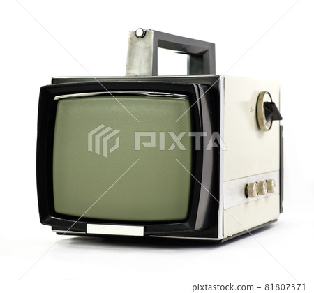 Vintage portable TV set Vintage portable TV set 81807371